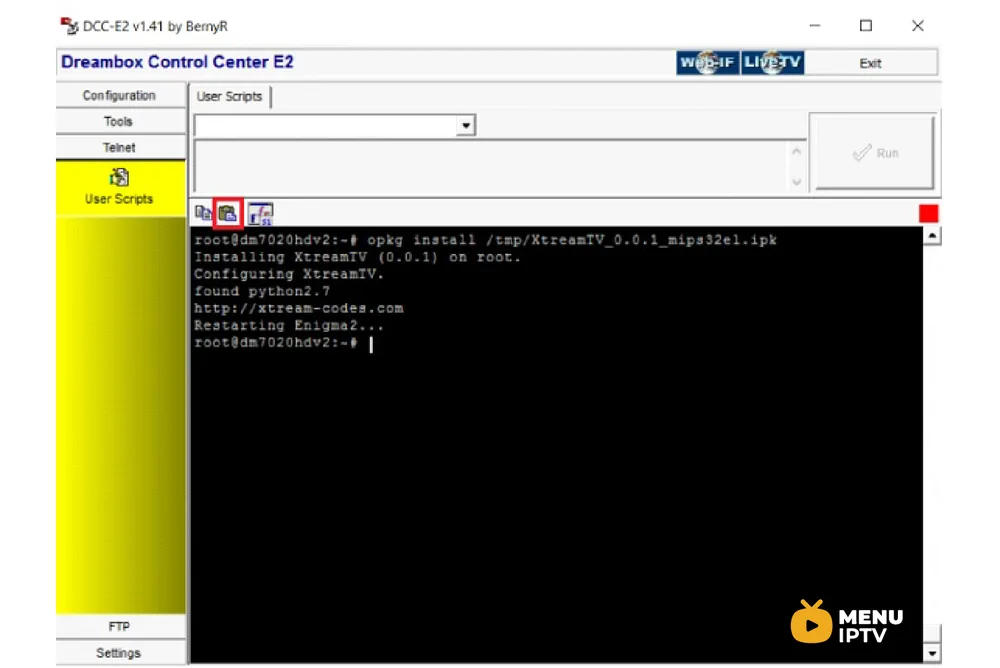 How to Setup IPTV on Enigma 2 via XtreamTV plugin