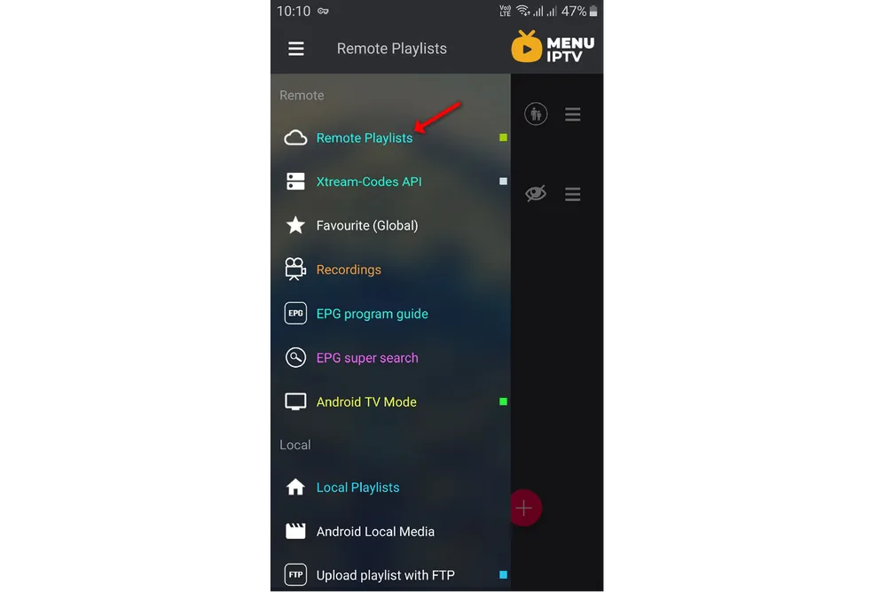 How to setup IPTV on GSE via Remote Playlist 82