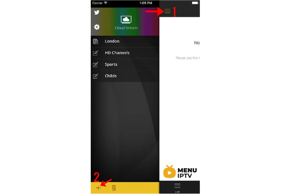 How to setup IPTV on iOS via Cloud Stream IPTV 83