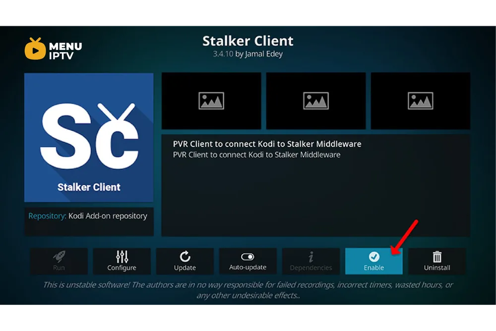 How to setup IPTV on Kodi via Stalker Client