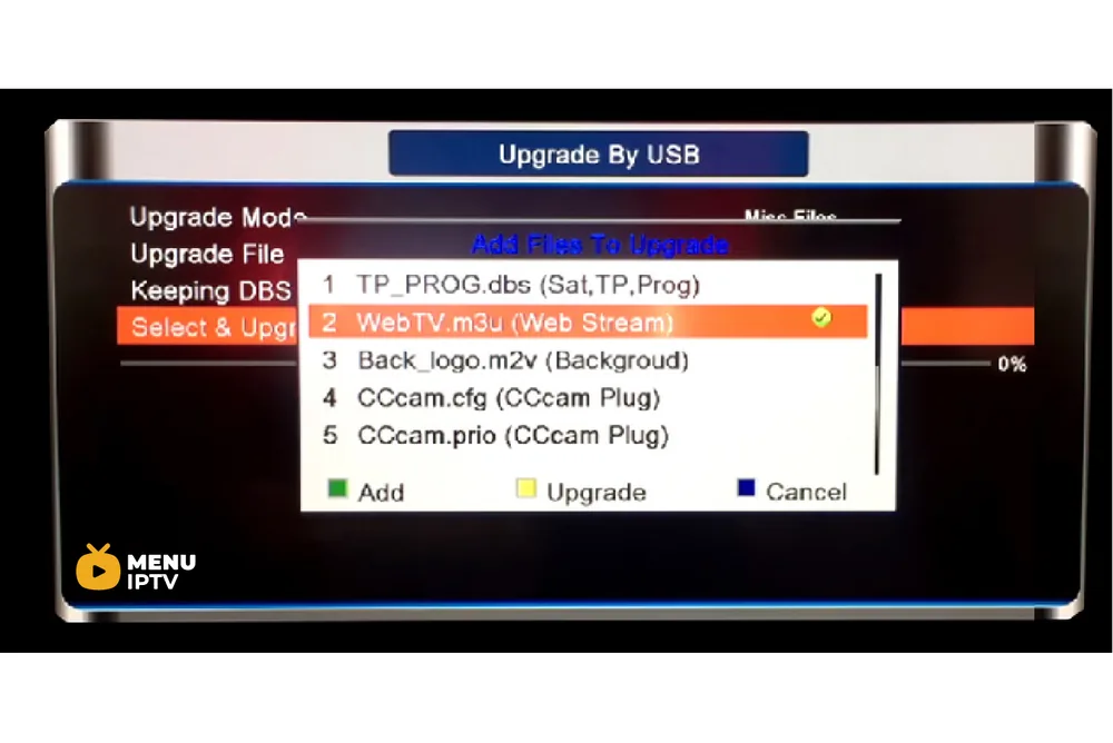 How to setup IPTV on Openbox