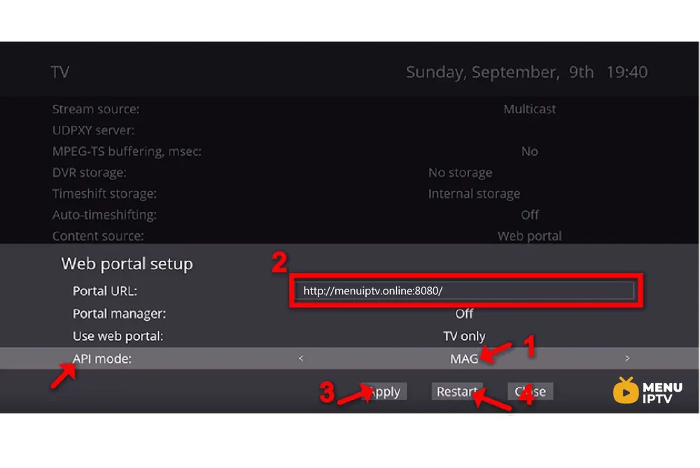 How to setup IPTV on TVIP Box